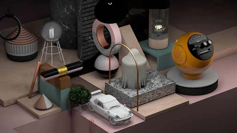 My project in Applied Color for 3D Design and Animation course 5