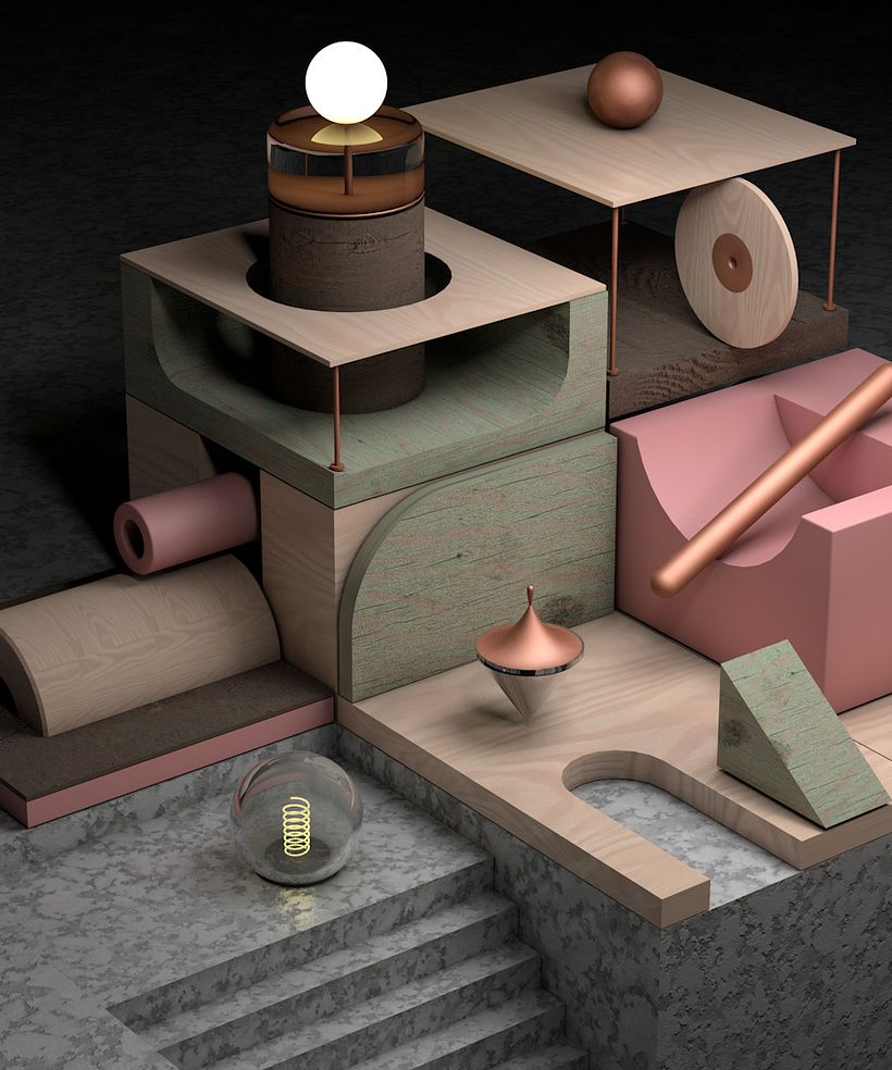 My project in Applied Color for 3D Design and Animation course 6