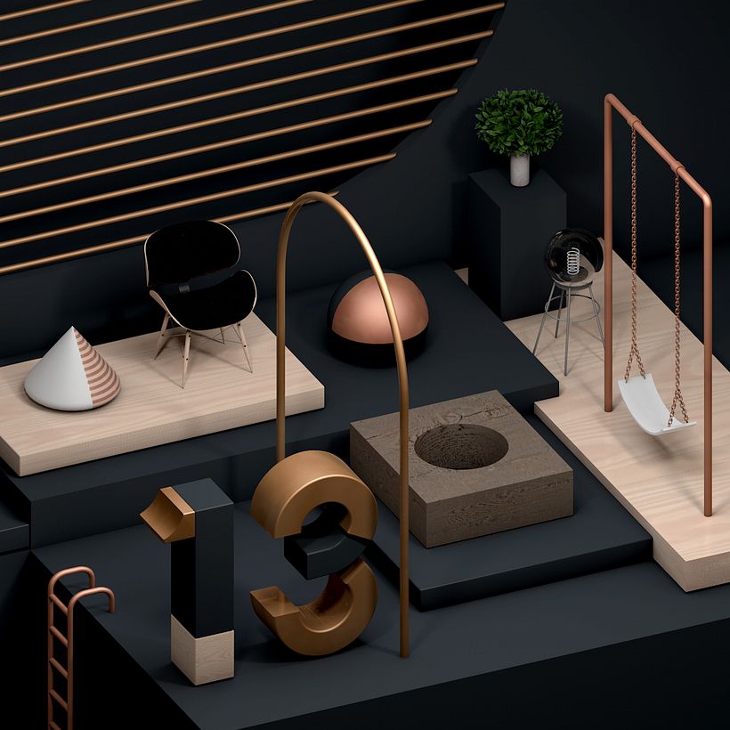 My project in Applied Color for 3D Design and Animation course 9