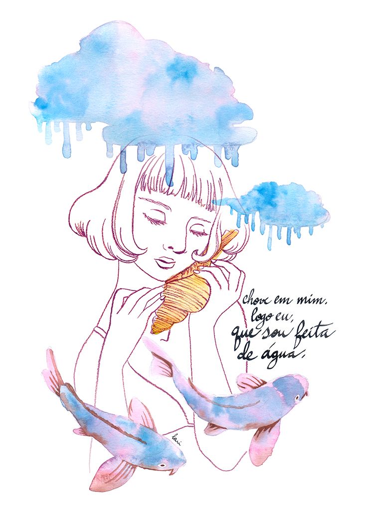 Aquarelas - Ilustração tradicional