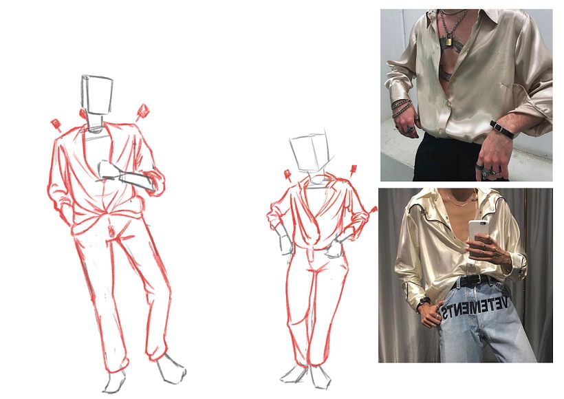 Meu projeto do curso: Fundamentos do desenho de pessoas a partir da imaginação 2