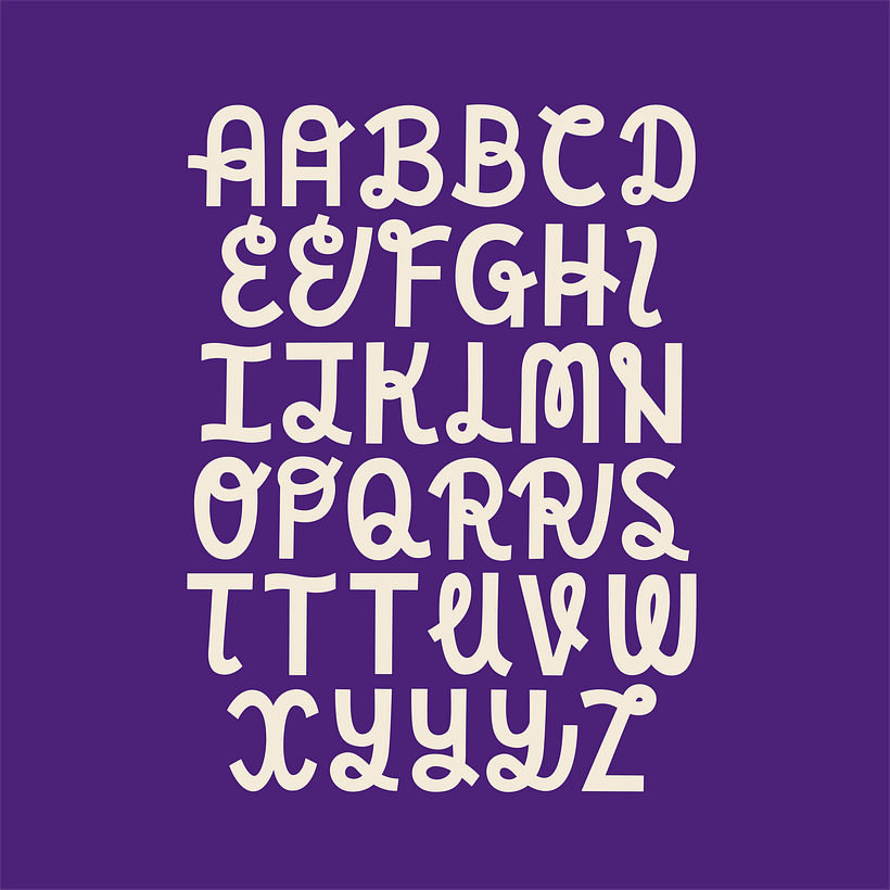 Light and Loopy Uppercase
