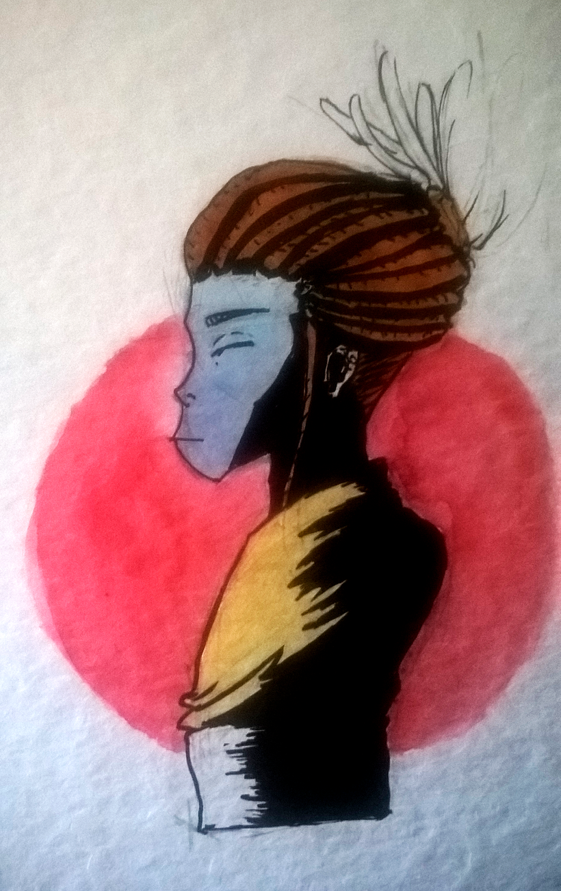 Test with watercolor painting