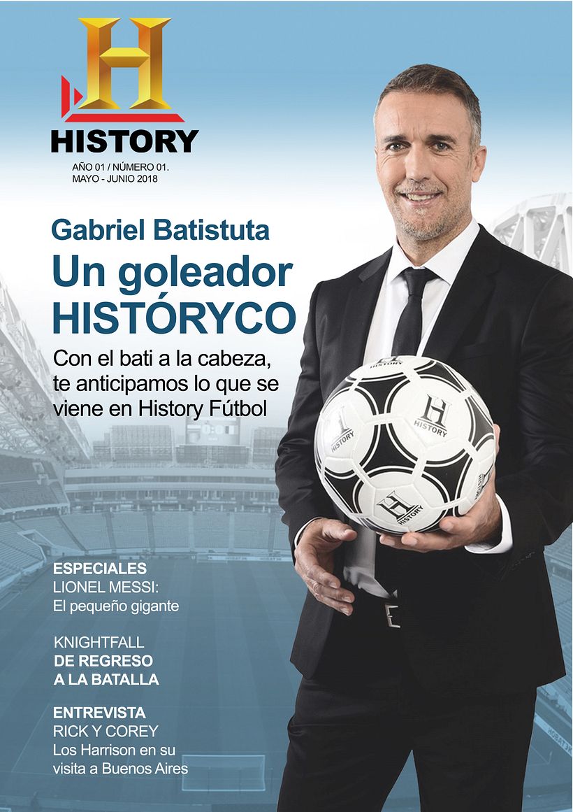 Diseño Editorial - Revista History (revista ficticia-año 2018) 2