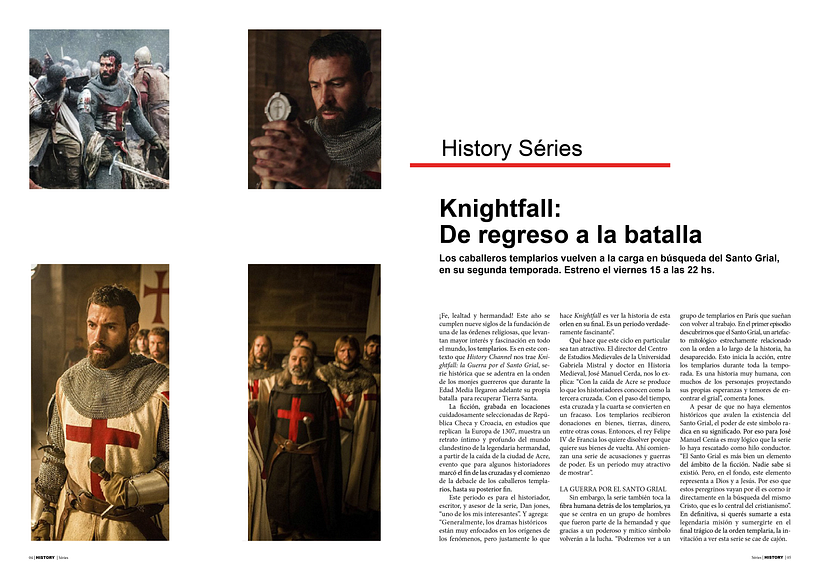 Diseño Editorial - Revista History (revista ficticia-año 2018) 4