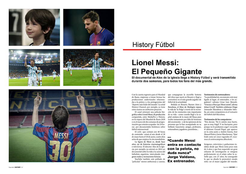 Diseño Editorial - Revista History (revista ficticia-año 2018) 8