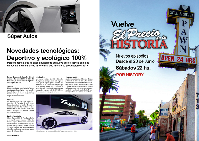 Diseño Editorial - Revista History (revista ficticia-año 2018) 9