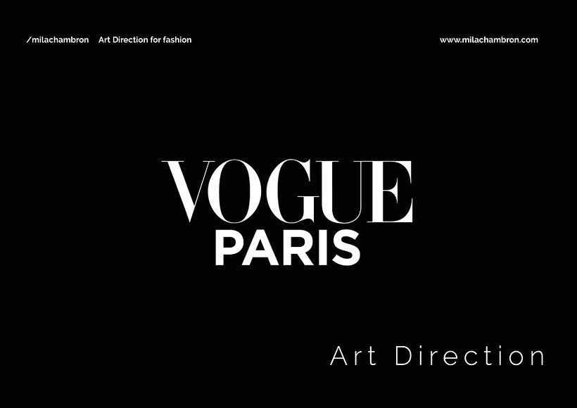 Mi Proyecto del curso: Dirección de arte para la industria de la moda 1