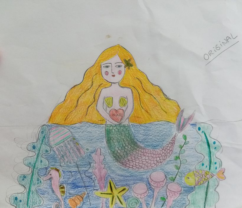 Dibujo original para placa