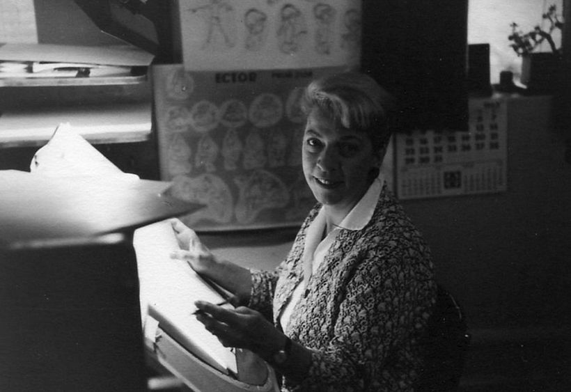 Retta Davidson al lavoro.