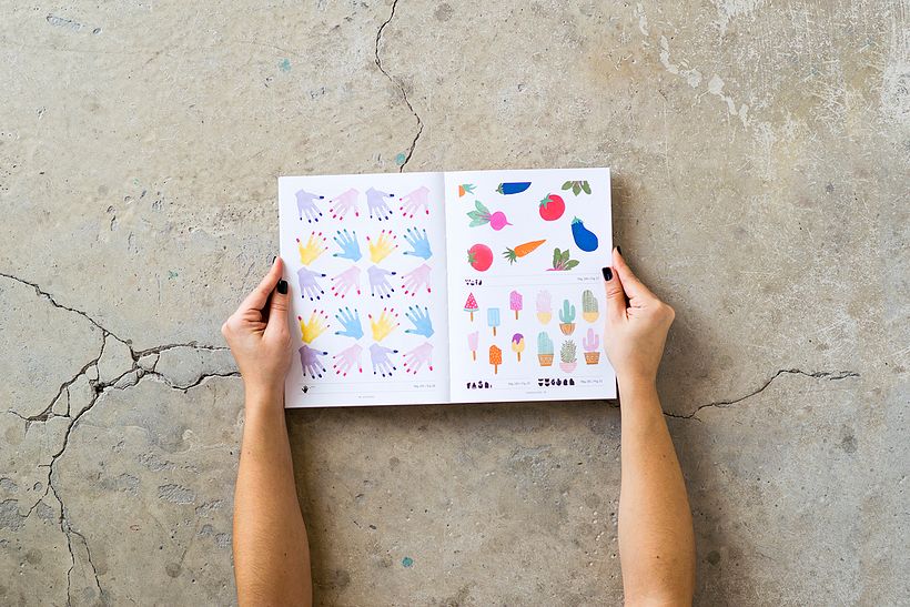 La técnica de composición modular te permitirá componer patrones no repetitivos.