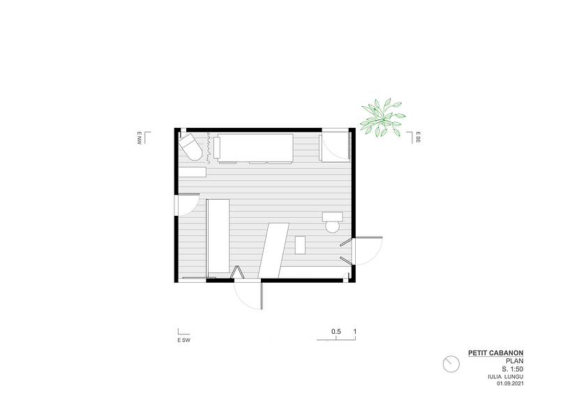 Planta Petit Cabanon