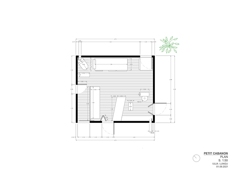 Planta Petit Cabanon