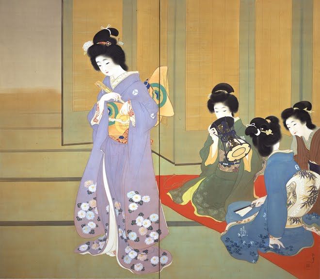 'Preparing for dance' (1914).