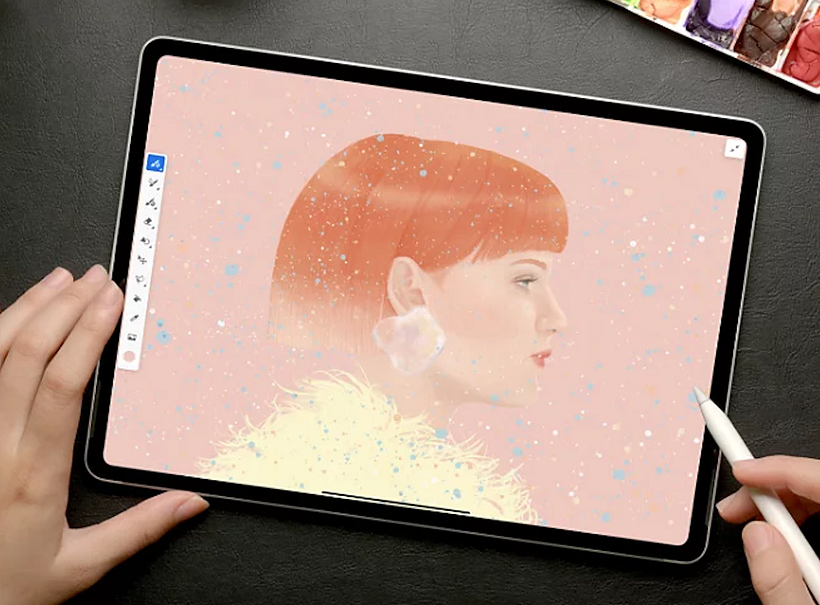 Adobe Fresco busca conciliar el mundo de los pinceles y lienzos con el medio digital. 