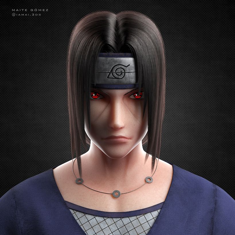 I've fixed Itachi's skin and reworked some parts of the model.