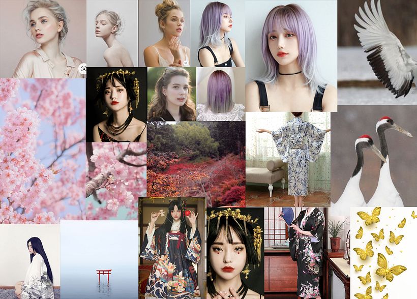 Moodboard used for the project.