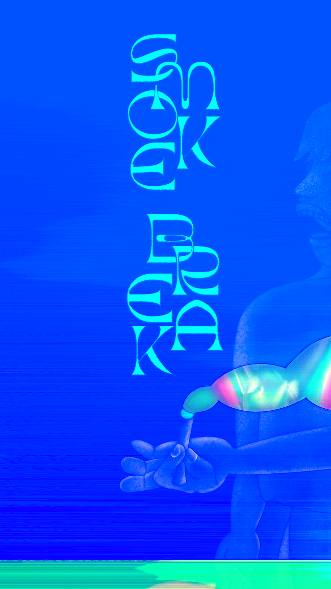 Typography developed based on the illustration style