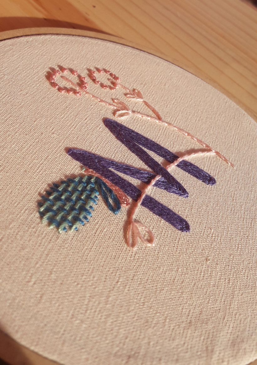 Meu projeto do curso: Técnicas básicas para bordado de letras 2