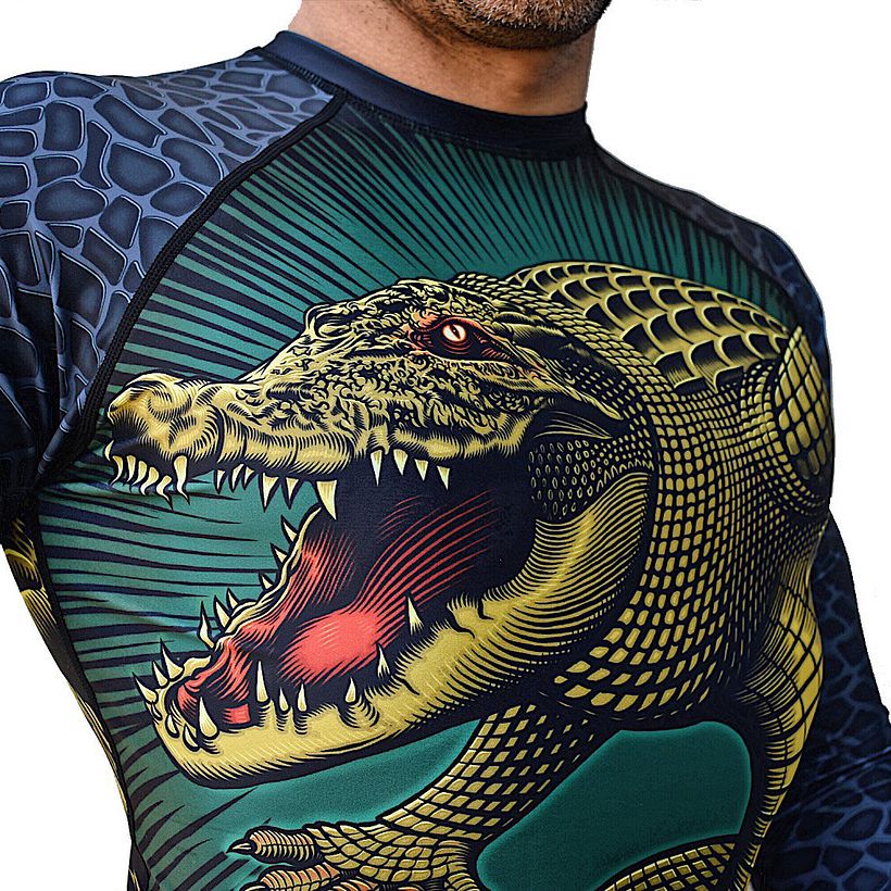 Break Point FC "Gator" rash guard illustration 12