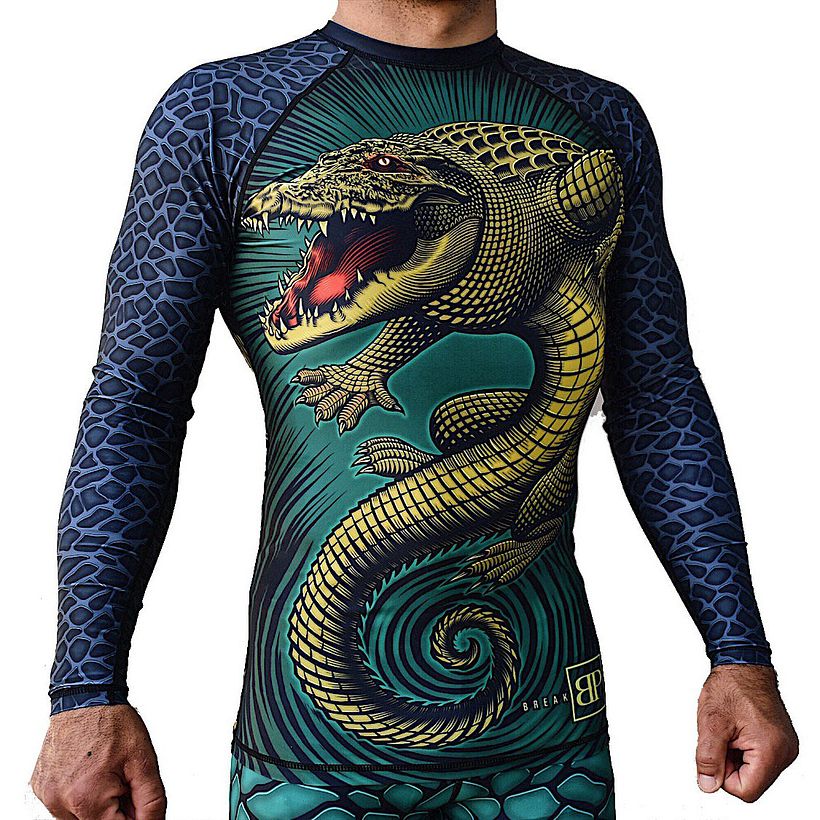 Break Point FC "Gator" rash guard illustration 13