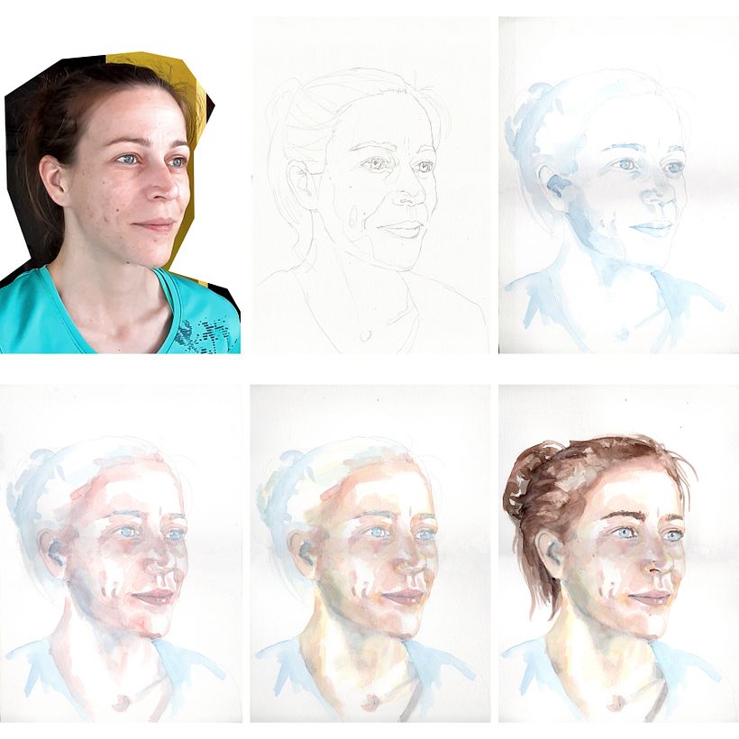 Steps of layers 1