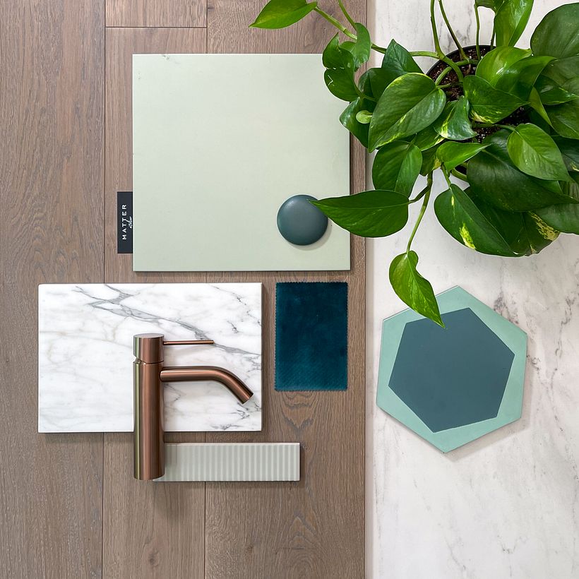 Moodboard opción 2 realizado con Matter Barcelona
