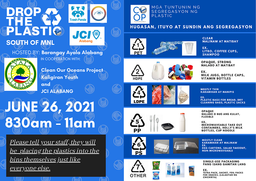 A collage of our posters sent out to our partner communities.