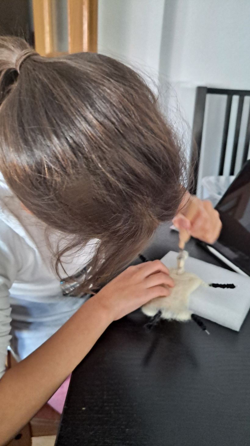 Mi Proyecto del curso: Creación de animales con needle felting Con @elgentio 2