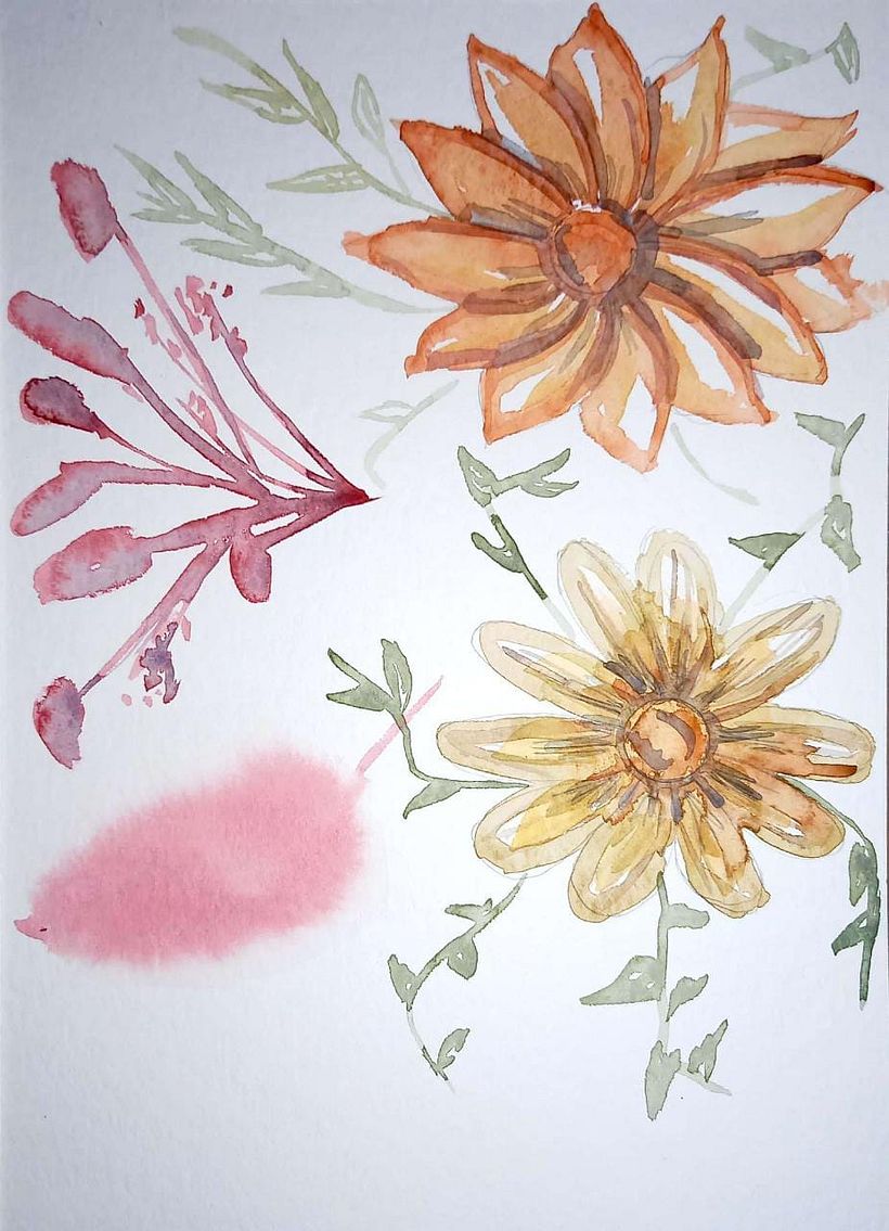 Meu projeto do curso: Retrato ilustrado em aquarela 7