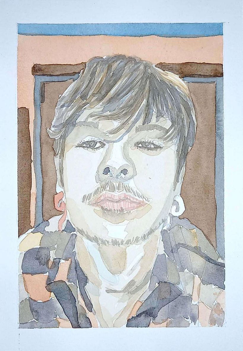 Meu projeto do curso: Retrato ilustrado em aquarela 9