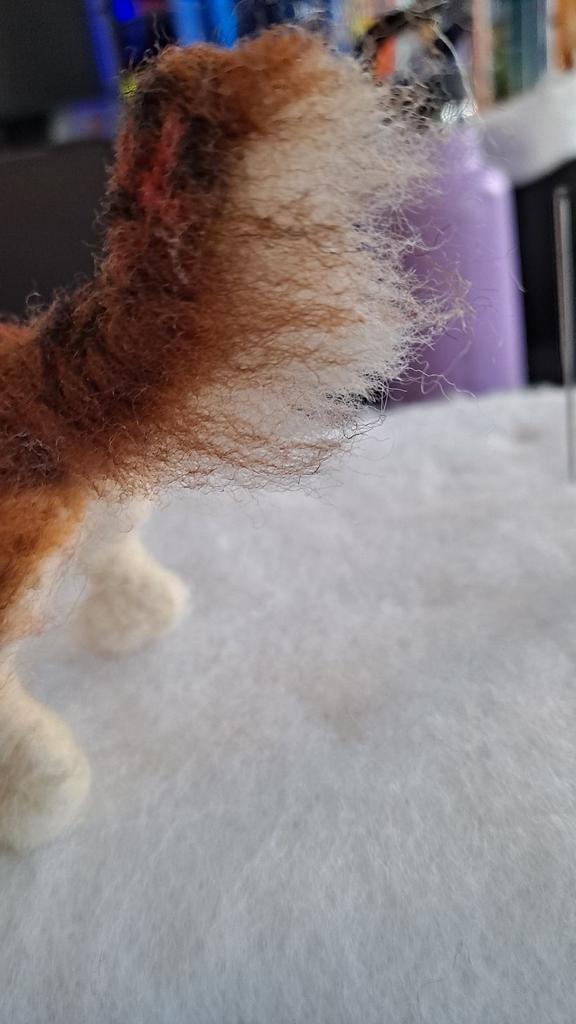 Mi Proyecto del curso: Creación de animales con needle felting Con @elgentio 5