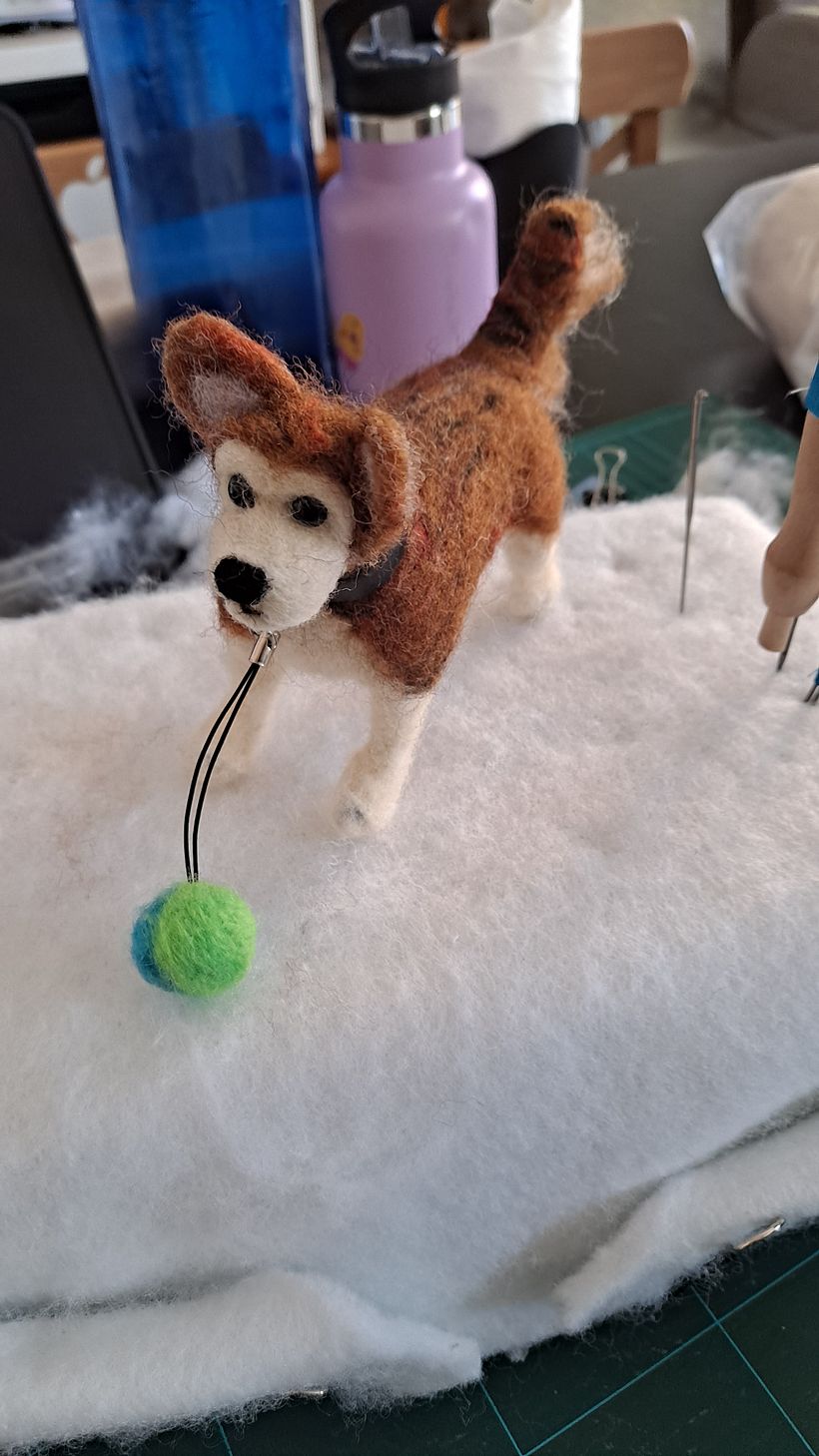 Mi Proyecto del curso: Creación de animales con needle felting Con @elgentio 8