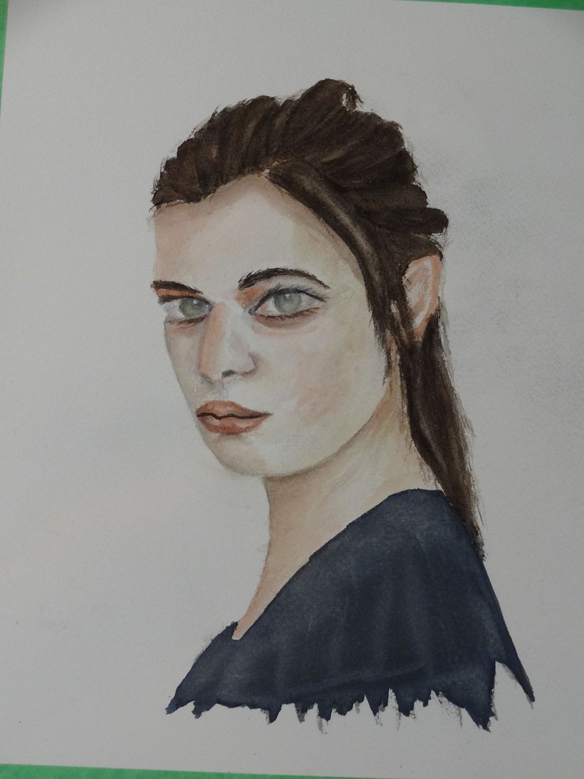 My project in Watercolor Portrait from a Photo course 1