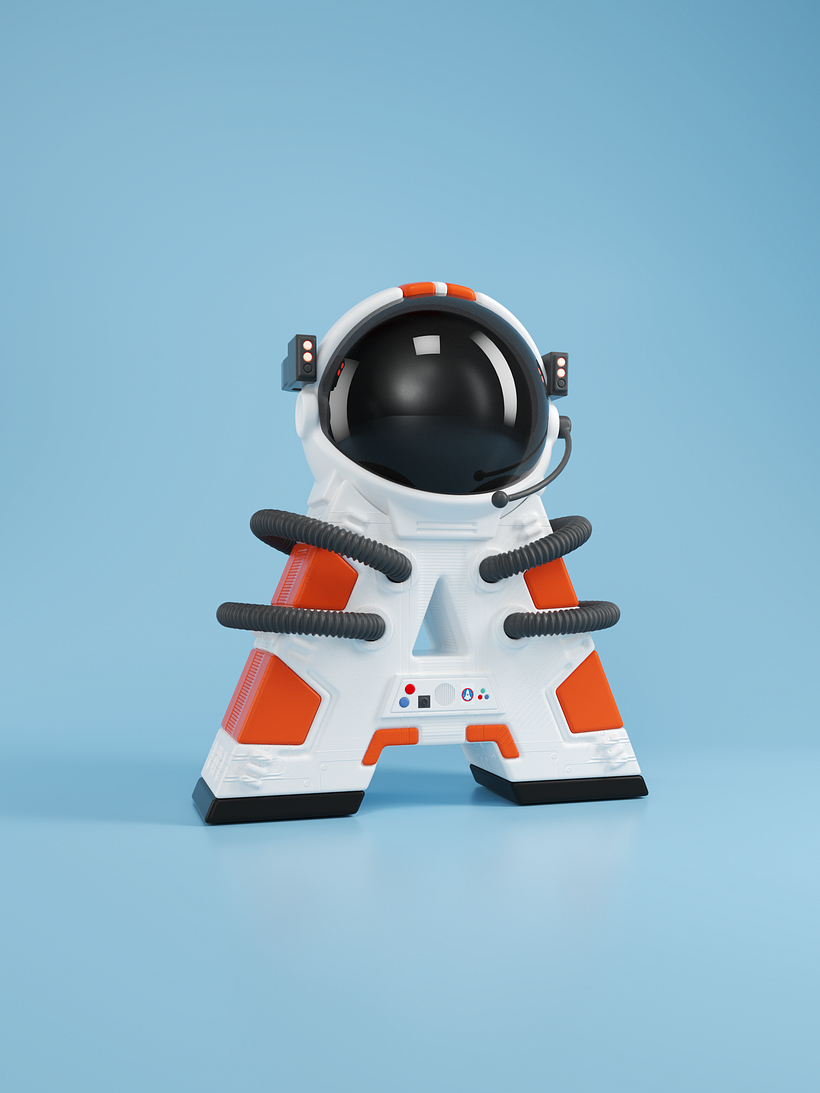 A as Astronaut