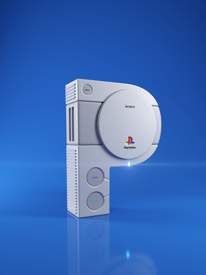 P as Playstation