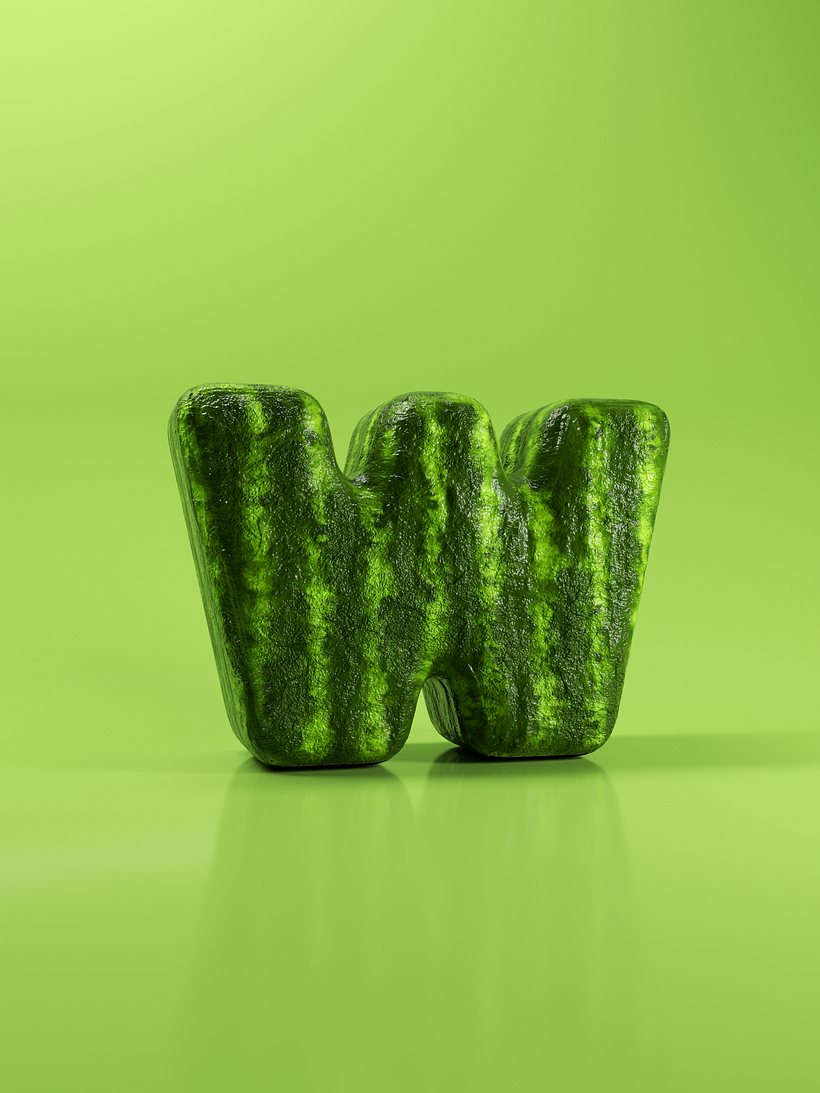 W as Watermelon