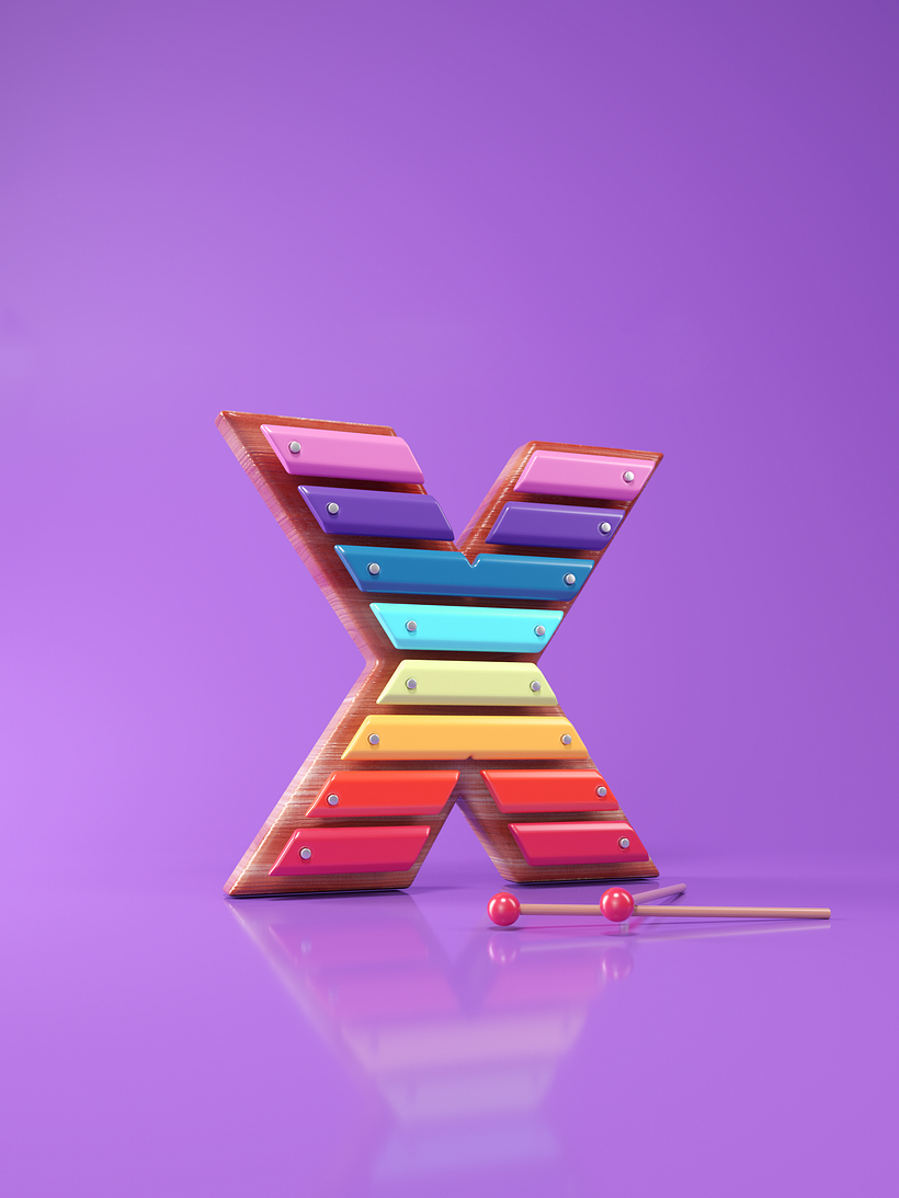 X as Xylophone