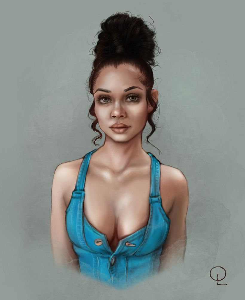 My project in Basic Principles of Drawing People from Imagination course 4