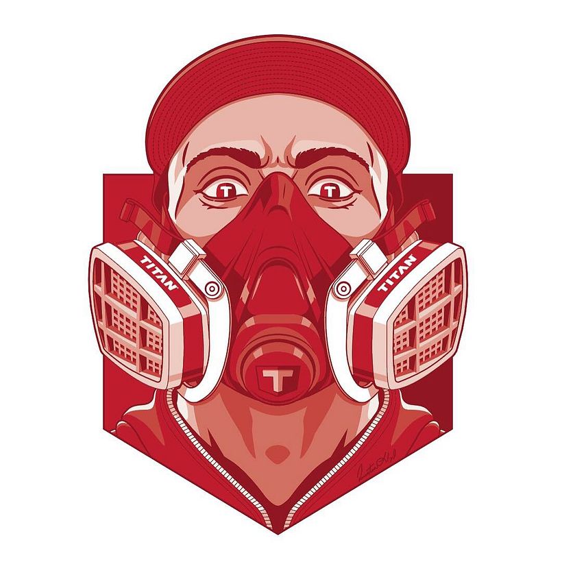 Another vector illustration I created for a t-shirt design for work