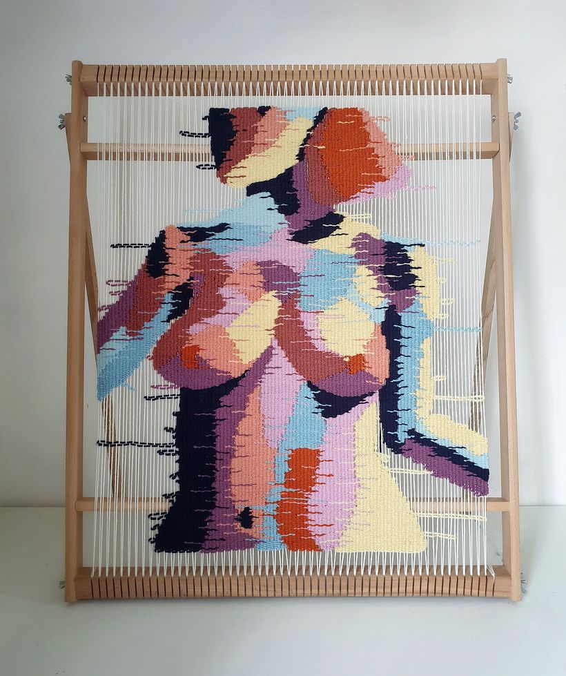 Self Portrait - Woven Tapestry 2