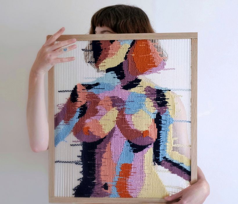 Self Portrait - Woven Tapestry 1
