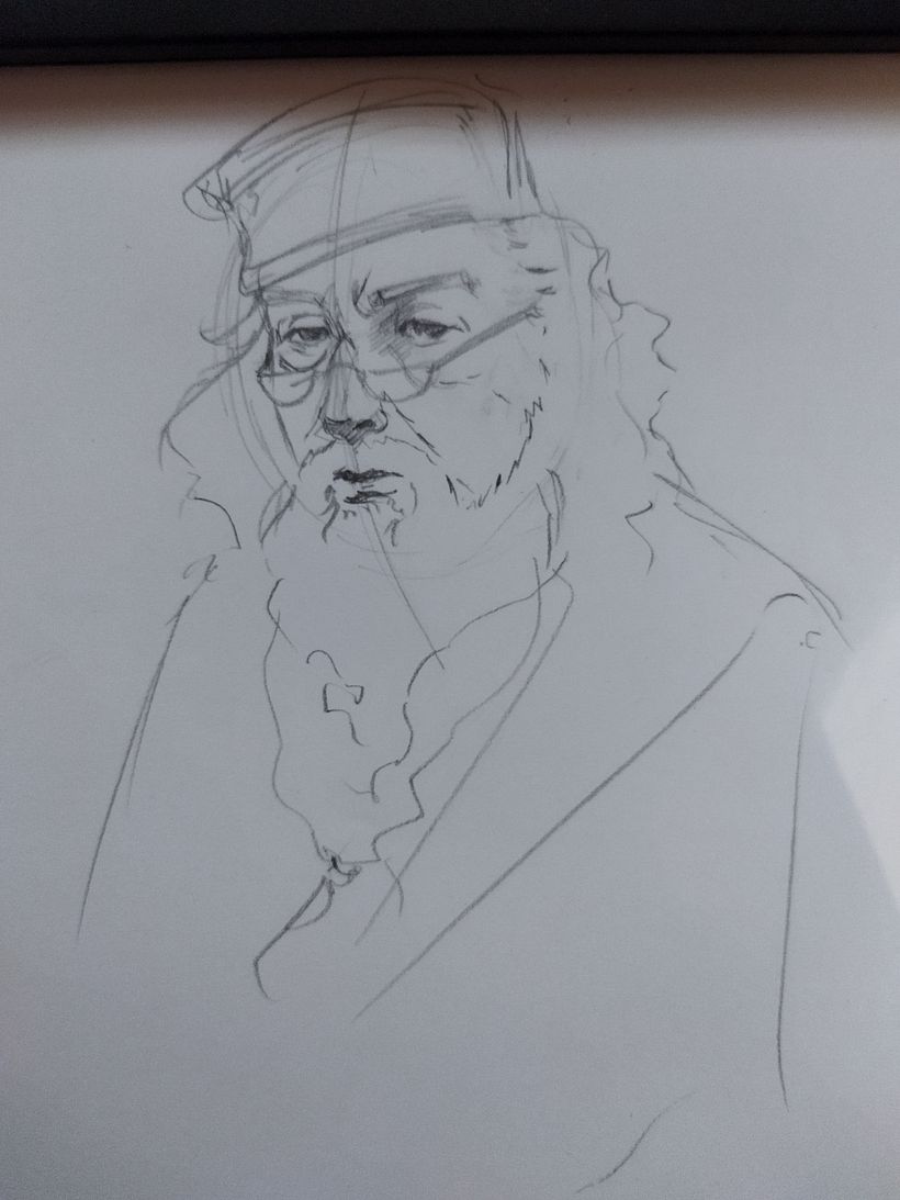 Mi Proyecto del curso: Introducción al retrato con tinta china y plumilla 4