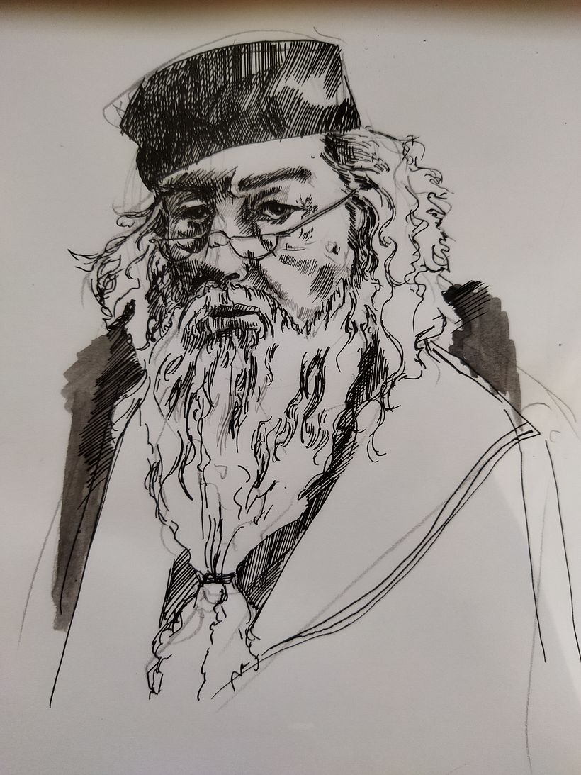 Mi Proyecto del curso: Introducción al retrato con tinta china y plumilla 3