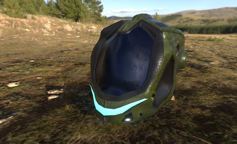 Casco Sci-Fi 3