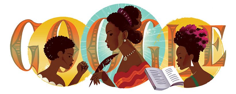 Maria Firmina dos Reis’ 194th Birthday, by Nik Neves, 2019. Credit: Google