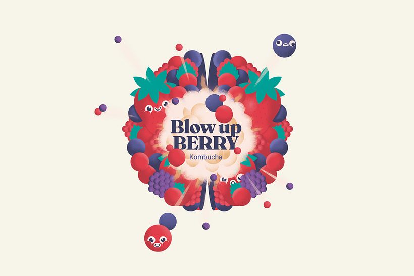 Kombucha. Baies explosées 4