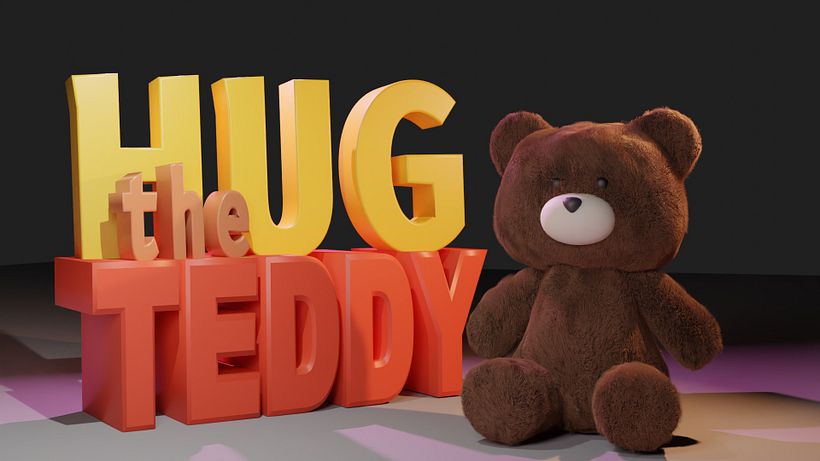 Hug the Teddy - Motion Graphics