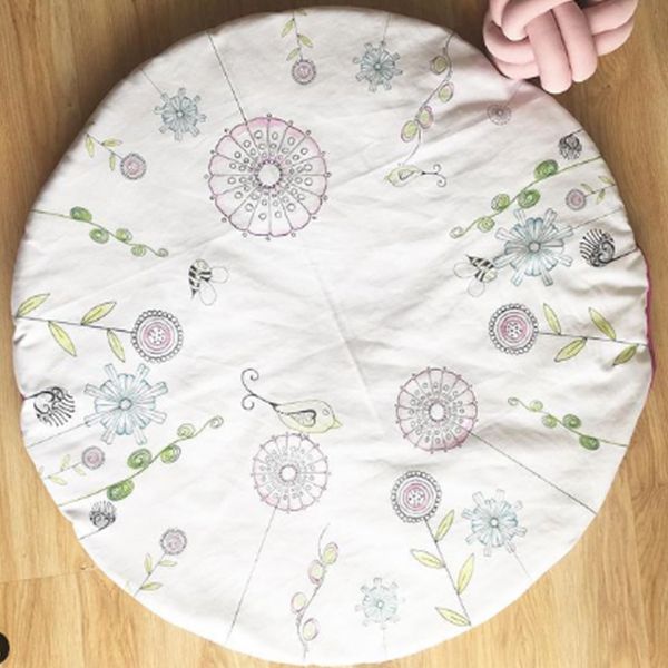 Bloom Cot Linen and play mats - fabric design and artwork 3