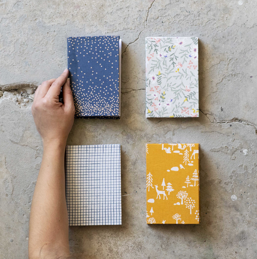 Reinventa tus cuadernos y libretas de notas.